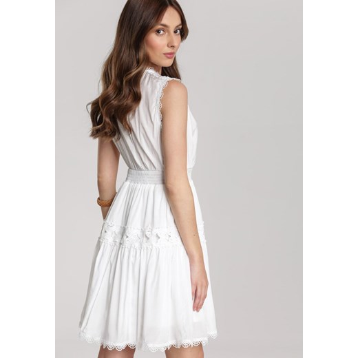Biała Sukienka Larinia Renee M Renee odzież