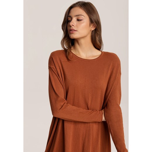 Camelowa Sukienka Penoth Renee ONE SIZE Renee odzież