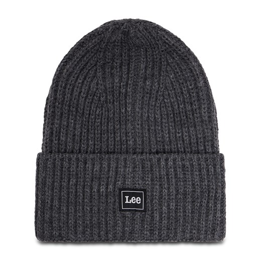 Czapka LEE - Rib Beanie LH033906 Dark Grey Mele Lee eobuwie.pl