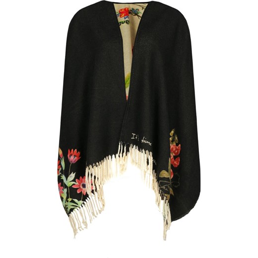 Desigual Dwustronne ponczo flowerish Desigual Uniwersalny wyprzedaż Gomez Fashion Store