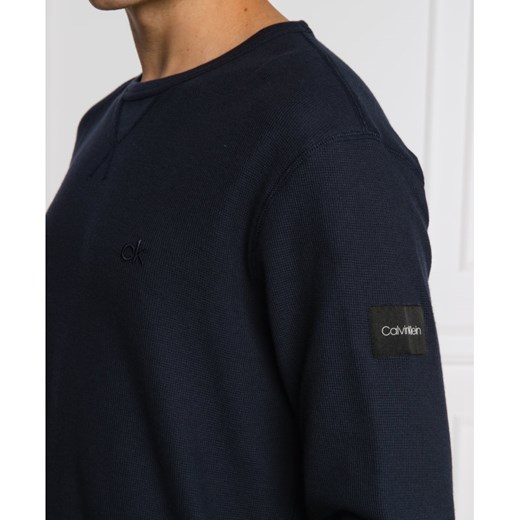 Calvin Klein Sweter WAFFLE | Regular Fit Calvin Klein XL wyprzedaż Gomez Fashion Store
