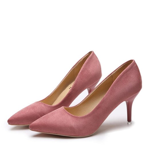 Mały niski obcas szpilka jednolita eleganckie impreza casual damskie buty różowy buty Sandbella sandbella
