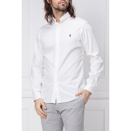 Polo Ralph Lauren koszula męska biała z długim rękawem 