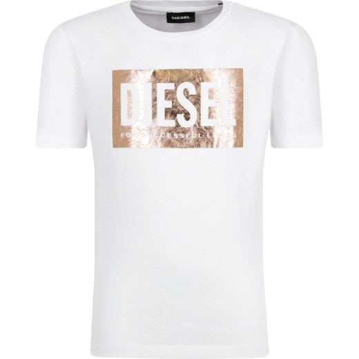 Diesel T-shirt TFOIL | Regular Fit Diesel 120 okazyjna cena Gomez Fashion Store