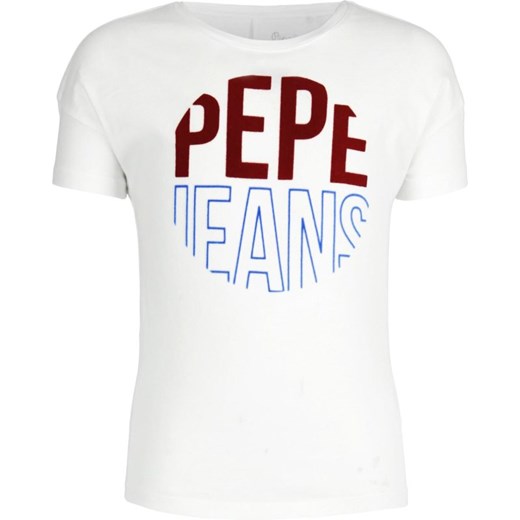 Pepe Jeans London T-shirt CARENA | Regular Fit 116 promocyjna cena Gomez Fashion Store