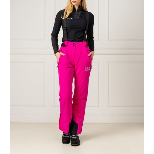 EA7 Spodnie narciarskie | Regular Fit M wyprzedaż Gomez Fashion Store