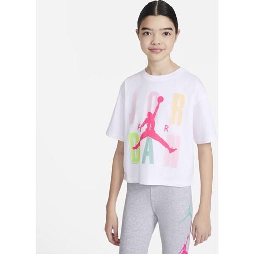 Nike bluzka dziewczęca z krótkimi rękawami 