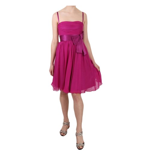 Pink Bow Silk Sleeveless Dress Dolce & Gabbana 2XS - 38 IT okazja showroom.pl