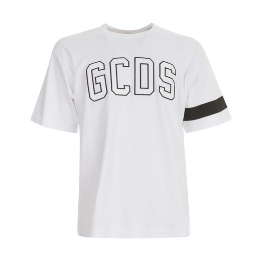 T-shirt męski wielokolorowy Gcds z napisami z krótkim rękawem 