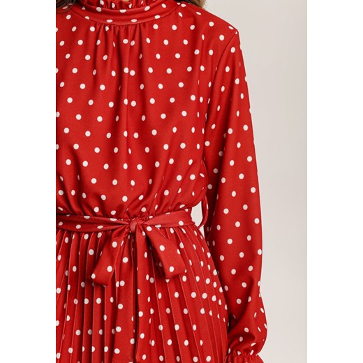 Czerwona Sukienka Aeznila Renee S/M Renee odzież okazyjna cena