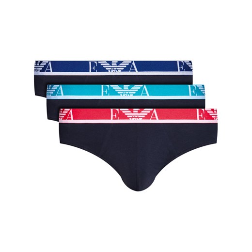Emporio Armani Underwear Komplet 3 par slipów 111734 1P715 40035 Granatowy XXL MODIVO