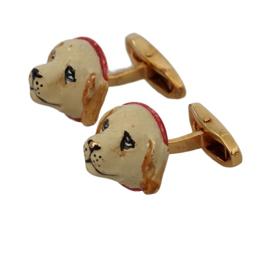 Dog Puppy Branded Accessory Cufflinks Dolce & Gabbana ONESIZE wyprzedaż showroom.pl