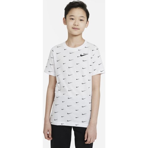 T-shirt dla dużych dzieci (chłopców) Nike Sportswear - Biel Nike M Nike poland