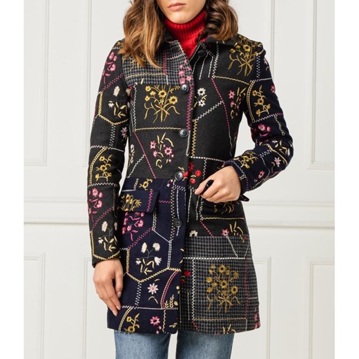 Desigual Płaszcz PENNY | z dodatkiem wełny Desigual 40 okazja Gomez Fashion Store