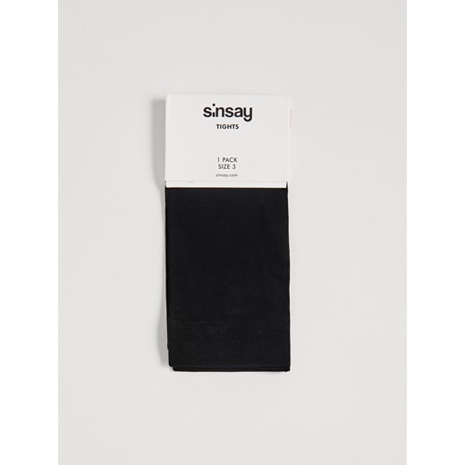 Sinsay - Jednolite rajstopy - Czarny Sinsay 3 Sinsay
