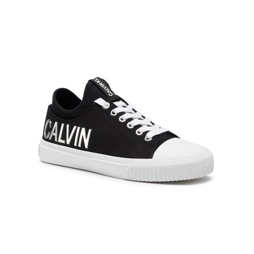 Calvin Klein Jeans Trampki Irisa B4R1631 Czarny 38 promocyjna cena MODIVO