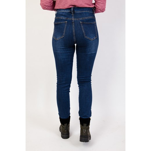 Spodnie jeansowe Plus Size z lampasami Olika M olika.com.pl