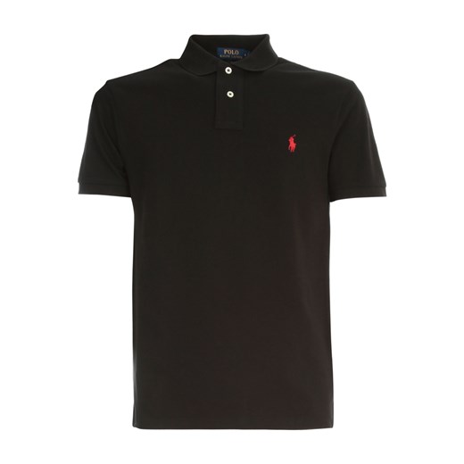 T-shirt męski Polo Ralph Lauren czarny z krótkimi rękawami 