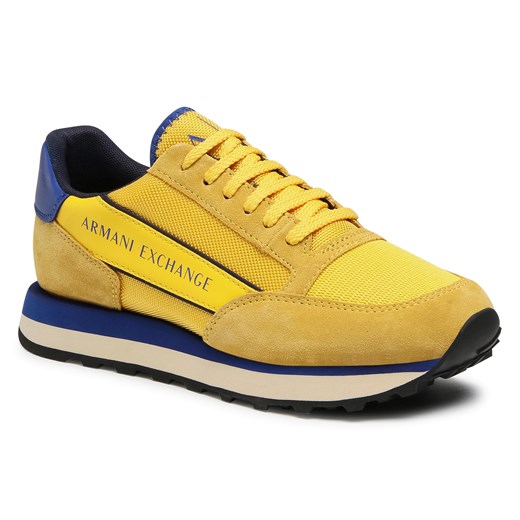 Sneakersy ARMANI EXCHANGE - XUX083 XV263 K559 Yellow/Bluette/Navy Armani Exchange 44 eobuwie.pl