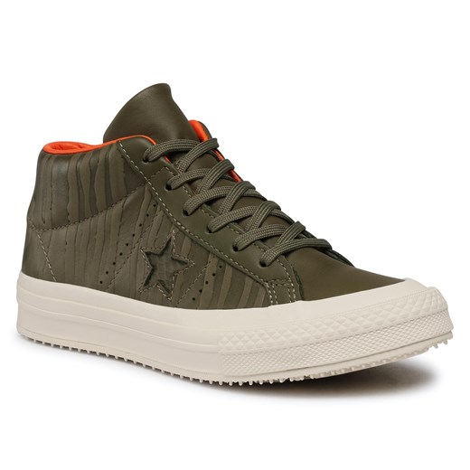 Sneakersy CONVERSE - One Star Counter Climate Mid 158836C  Medium Olive/Black Converse 40 eobuwie.pl