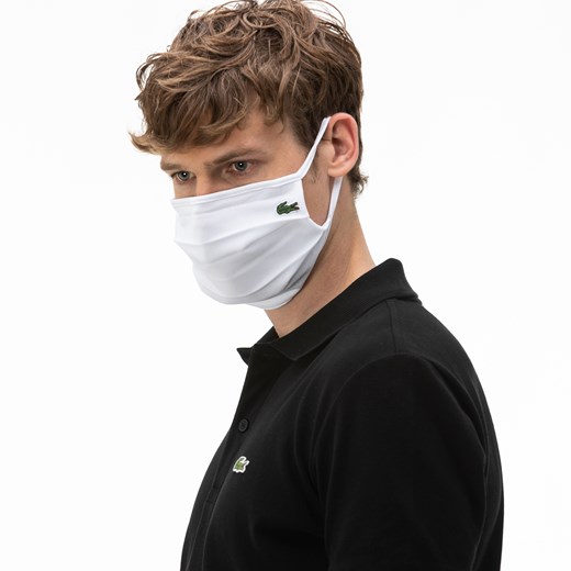 Lacoste L.12.12 maska ochronna do twarzy z bawełny piqué Lacoste M promocja Lacoste PL