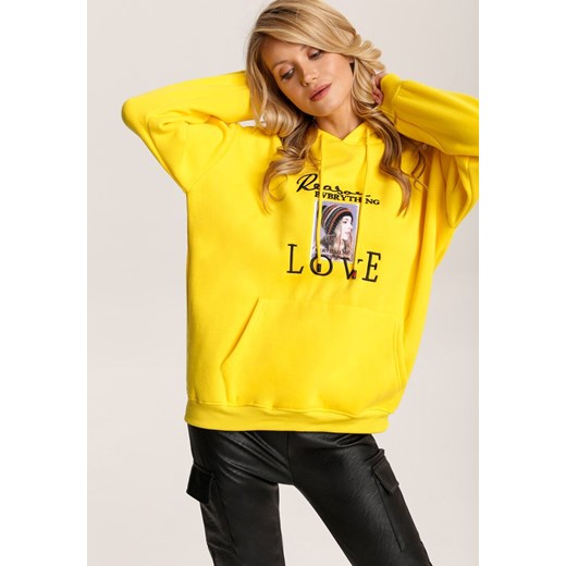 Żółta Bluza Aella Renee L/XL okazyjna cena Renee odzież