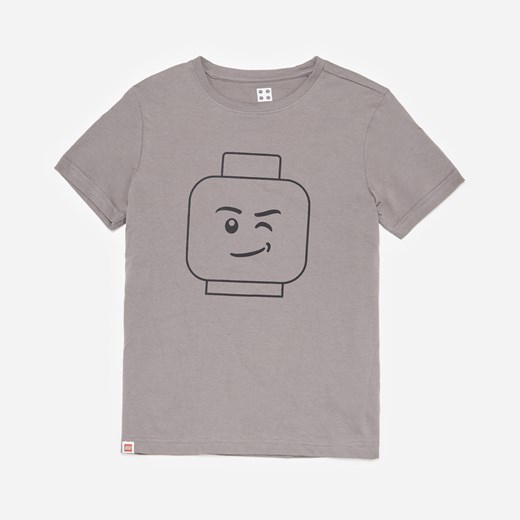 Reserved - Bawełniany t-shirt Lego - Szary Reserved 134 okazyjna cena Reserved