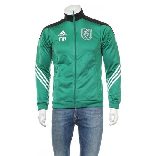 Adidas bluza męska zielona sportowa z napisem 