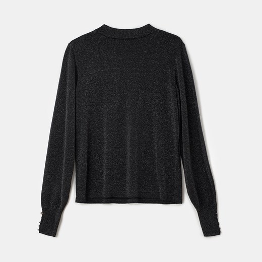 Mohito - Błyszczący sweter - Czarny Mohito XL okazja Mohito