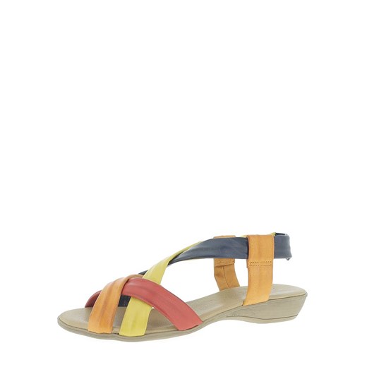 Skórzane sandały z kolorowym wzorem Andrea Conti 41 Limango Polska
