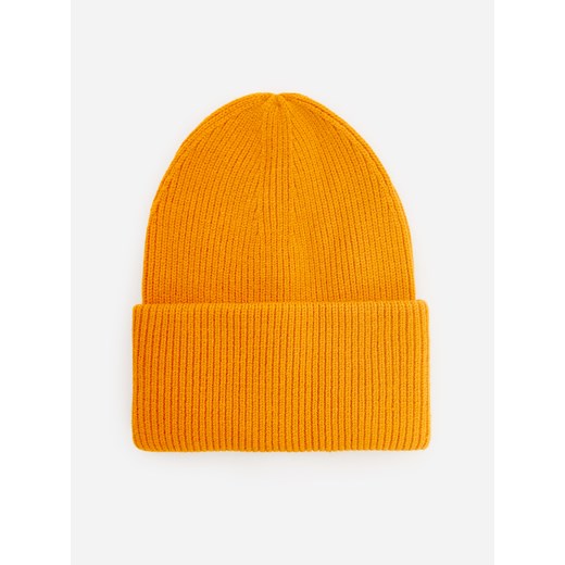 Reserved - Prążkowana czapka beanie - Pomarańczowy Reserved ONE SIZE Reserved