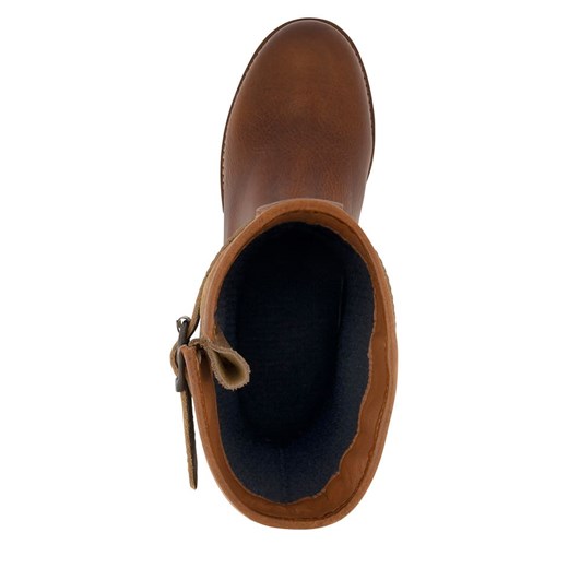 Buty zimowe męskie Travelin' casual skórzane z zamkiem