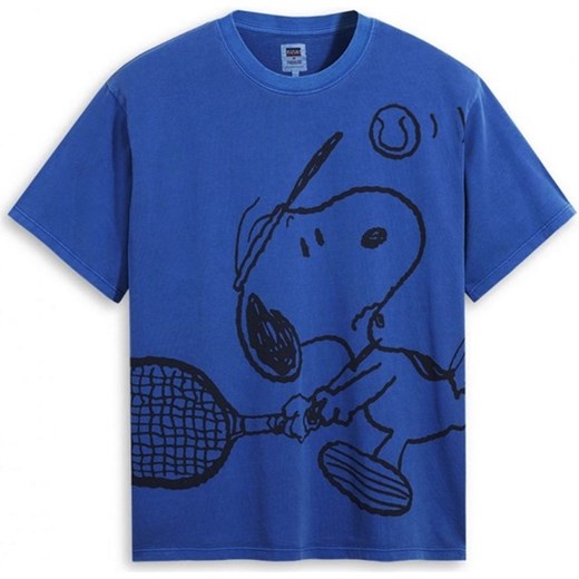 Damska Koszulka Levi's x Peanuts Snoopy Tennis Niebieski XS XS an-sport