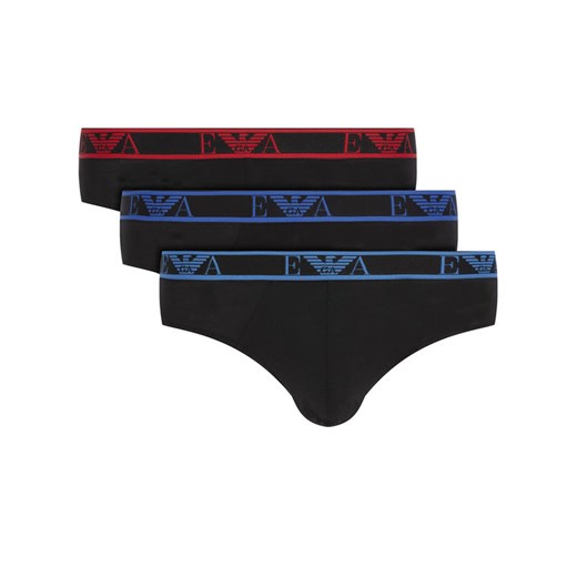 Emporio Armani Underwear Komplet 3 par slipów 111734 0P715 73320 Czarny S okazyjna cena MODIVO