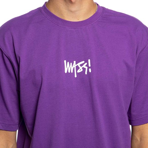 Koszulka Mass Denim Signature Small Logo T-shirt fioletowa Mass Denim M okazja shop.massdnm.com