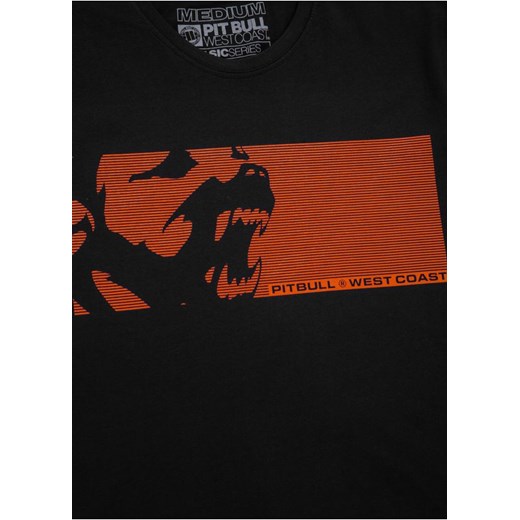 T-shirt męski Pit Bull czarny 