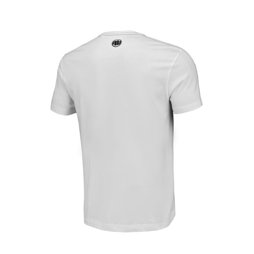 T-shirt męski biały Pit Bull z krótkim rękawem 