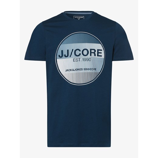 Jack & Jones - T-shirt męski – JCOBooster, niebieski Jack & Jones M vangraaf