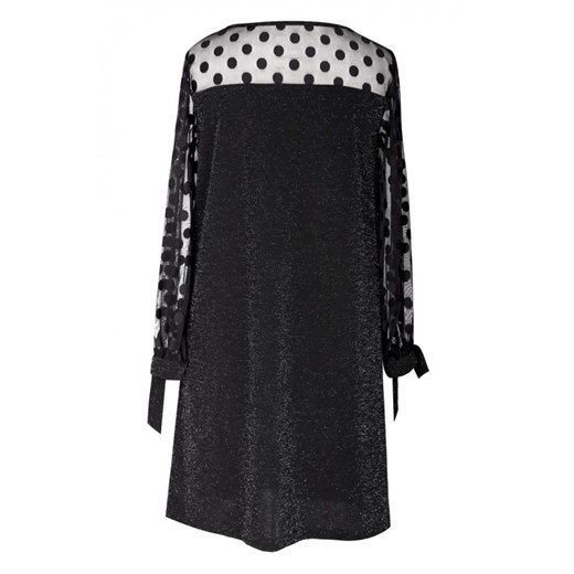 Czarna sukienka w kształcie litery a - adessina 2 (40/42) Sklep XL-ka