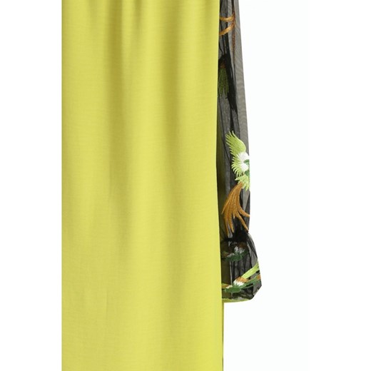 Limonkowa sukienka hiszpanka rajskie ptaki - mirella 40/42 40/42 Sklep XL-ka