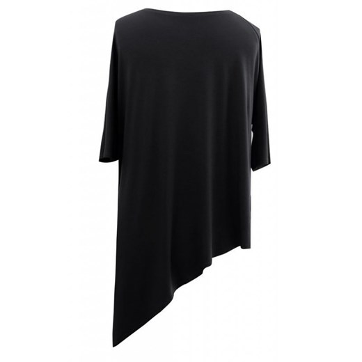 Czarna skośna bluzka catrine Sklep XL-ka