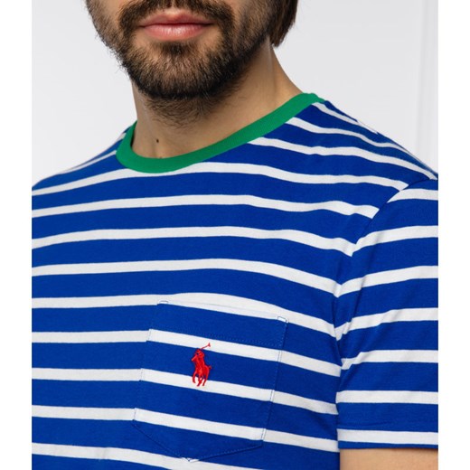 Niebieski t-shirt męski Polo Ralph Lauren 