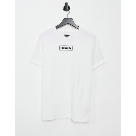 Bench – Biały T-shirt z logo Bench XXL promocja Asos Poland
