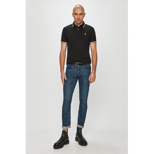 T-shirt męski Polo Ralph Lauren czarny z krótkimi rękawami 