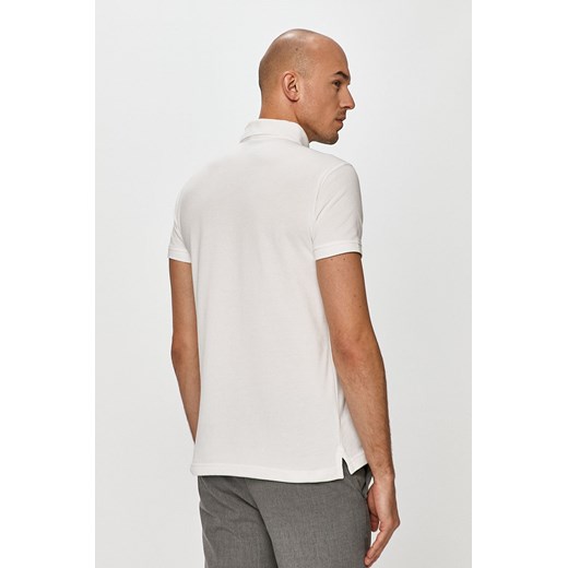 T-shirt męski biały Trussardi Jeans z krótkim rękawem 