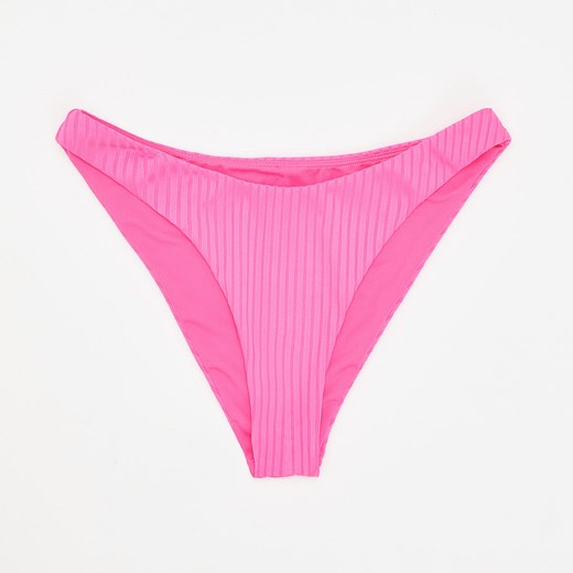 Reserved - Prążkowany dół od bikini - Różowy Reserved L wyprzedaż Reserved