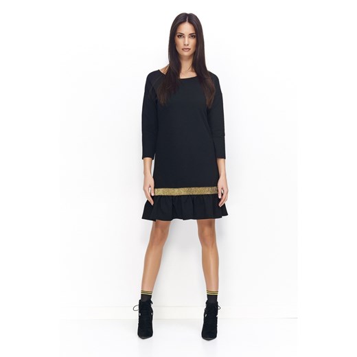 Numinou Woman's Dress Nu71 Black-Gold Numinou 42 Factcool