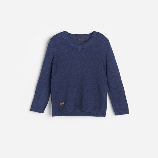 Reserved - Klasyczny sweter - Granatowy Reserved 86 Reserved promocja