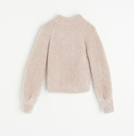 Reserved - Sweter z domieszką błyszczącej nitki - Różowy Reserved S okazyjna cena Reserved