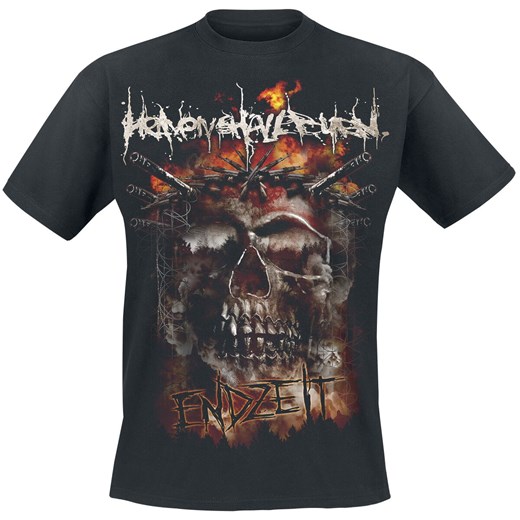 Heaven Shall Burn - Skull Endzeit - T-Shirt - czarny S EMP